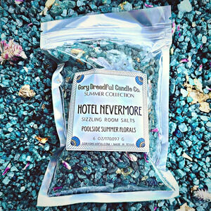 Hotel Nevermore Sizzling Room Salt Crystal Potpourri: Poolside Summer Florals